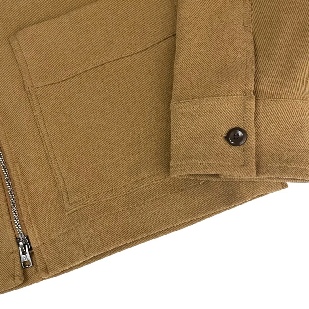 Banana Republic Men’s Ponte Zip Up Chore Coat Jacket Hazel Gaze Medium - Picture 9 of 14